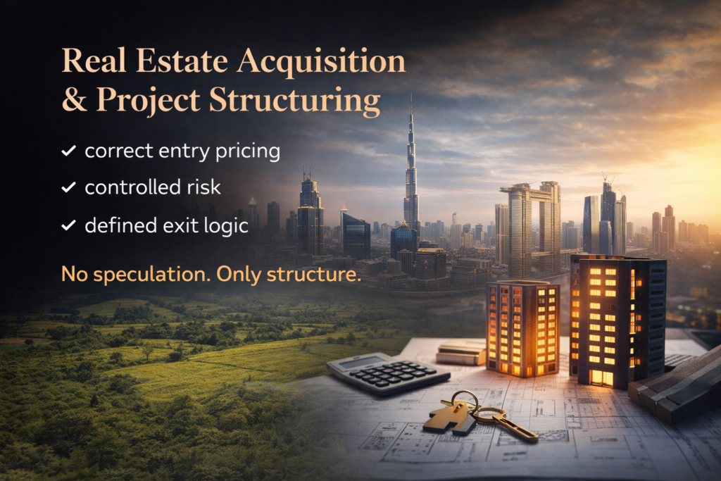Real Estate Acquisition & Project Structuring​